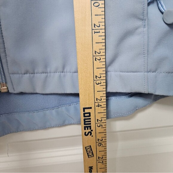 VTG Black Diamond Jacket Women’s Medium Blue Mock Neck Long Sleeve Full Zip GUC - Picture 8 of 10